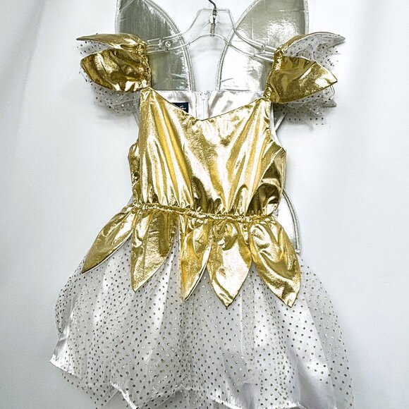 Golden Tinker Bell Fairy Dress Secrets Nunley Collection Child NWT NOS - Picture 1 of 15